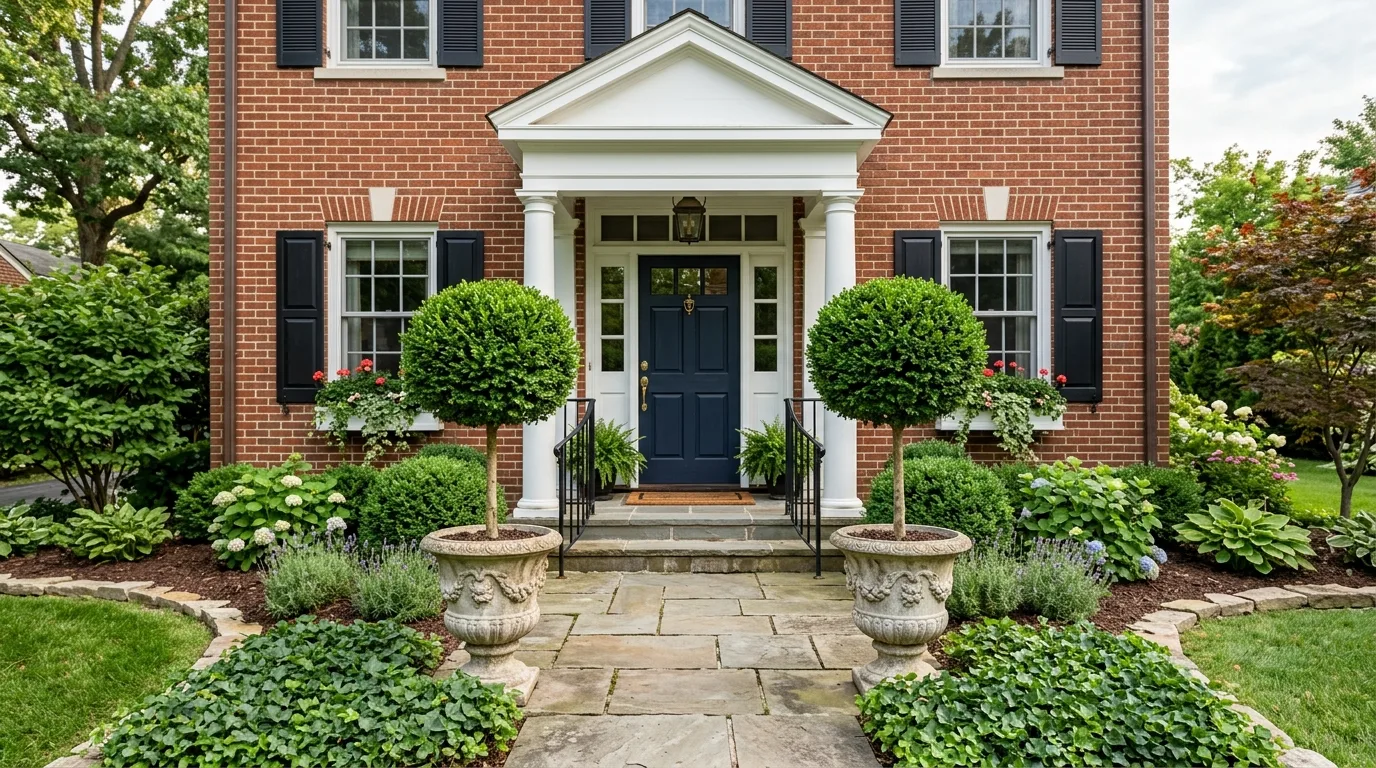 Boxwood Entry Accent